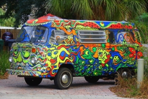 Hippie-VW-Van